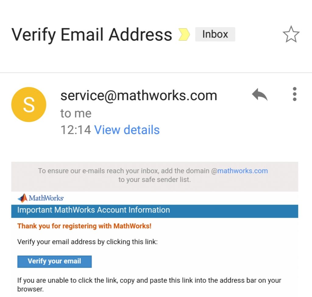 matlab-registration-confirmation-email