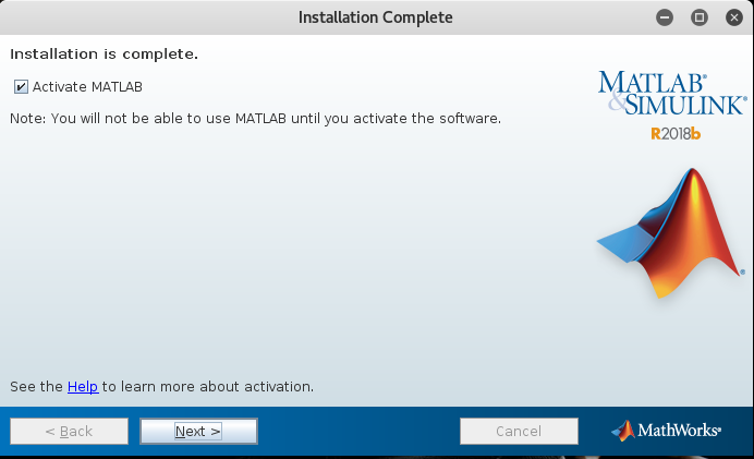 matlab-activation