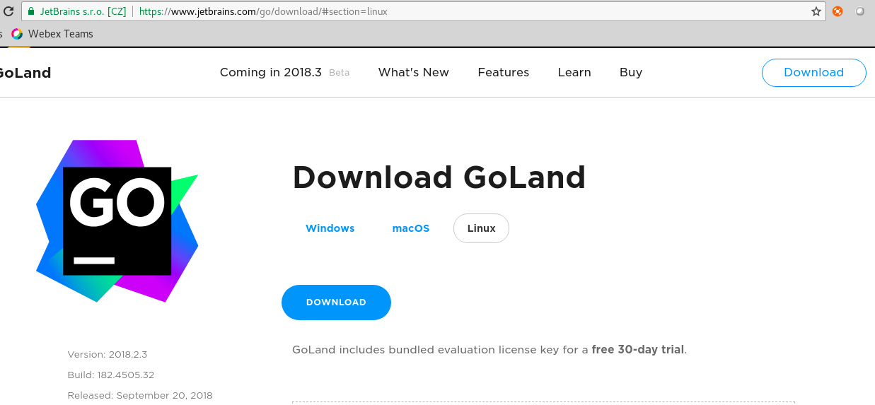 Install GoLand on Linux